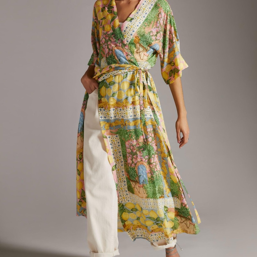 ✨NWT✨ ALDOMARTINS for Anthropologie Lemon Kimono